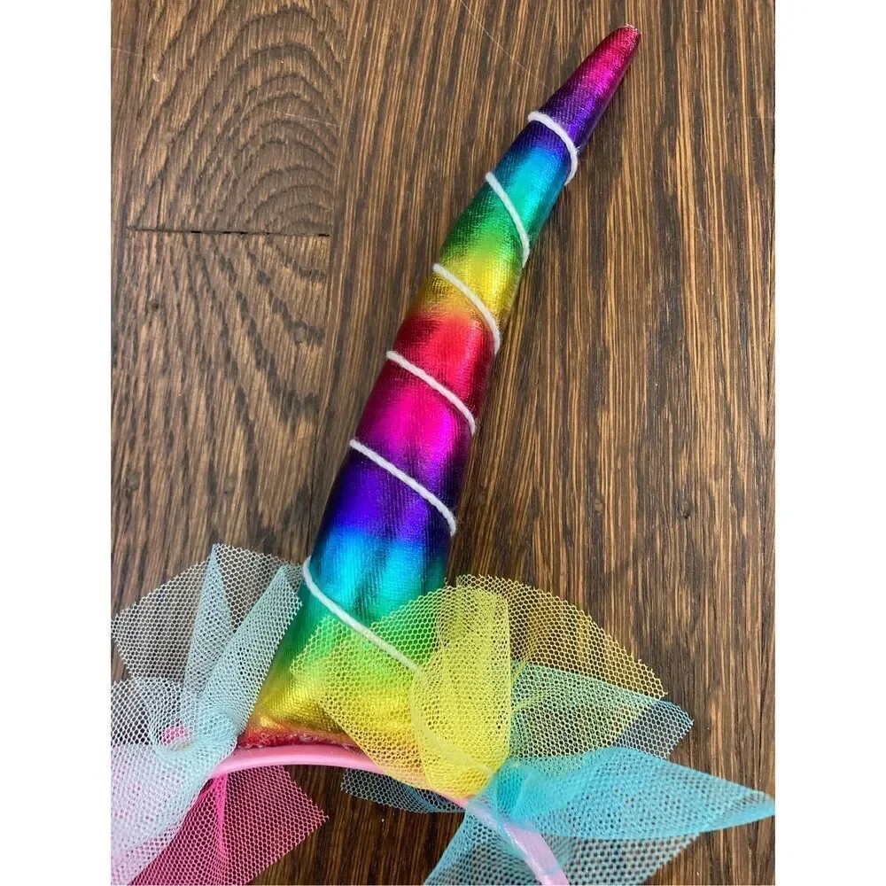 3/$30 Unicorn and Mermaid Sparkle Rainbow Girls  Headbands